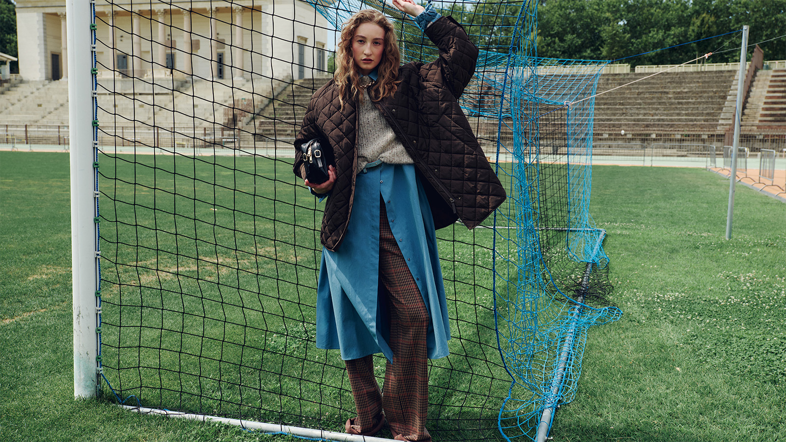Steppjacke aus wasserabweisendem Taft