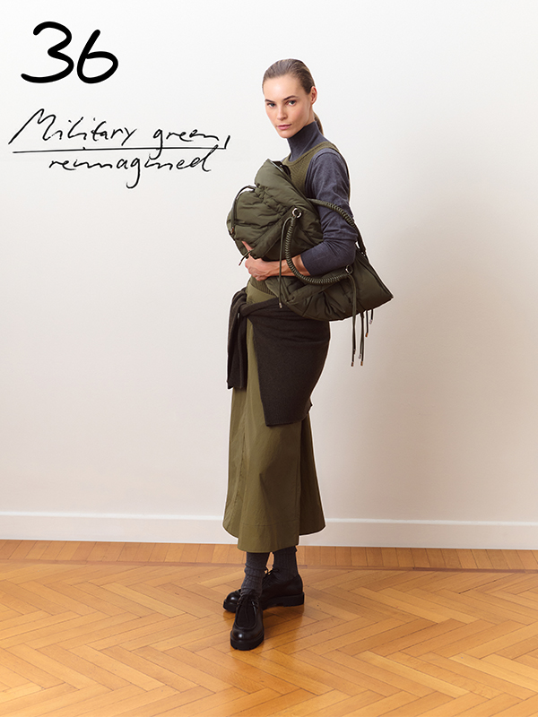 Grauer Rollkragenpullover